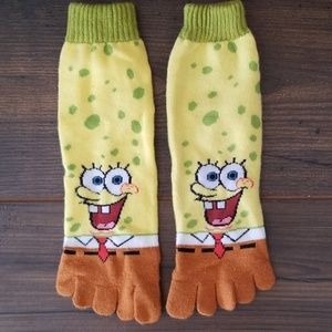New SpongeBob SquarePants foot socks!